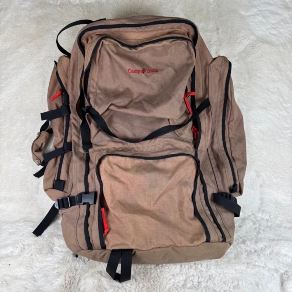 Camp Trails Vintage Internal Frame Extra Large Hiking/Camping Backpack Tan